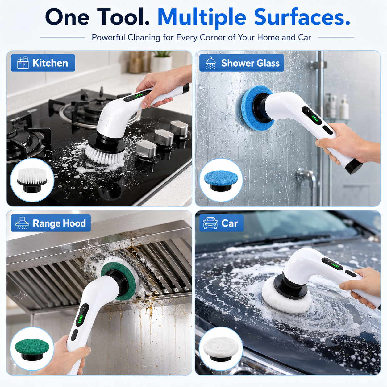 Wireless Electric Cleaning Brush
